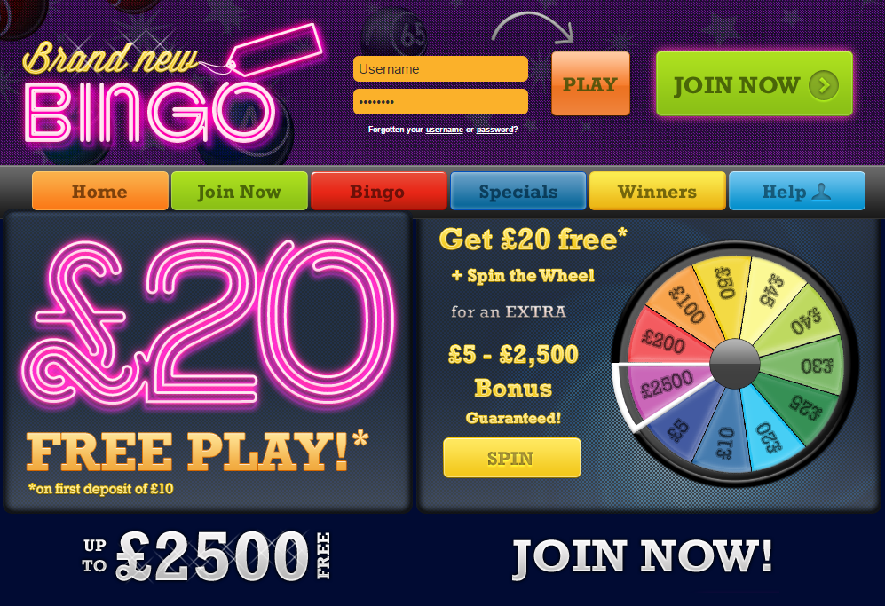 Brand New Bingo Brand New Bingo