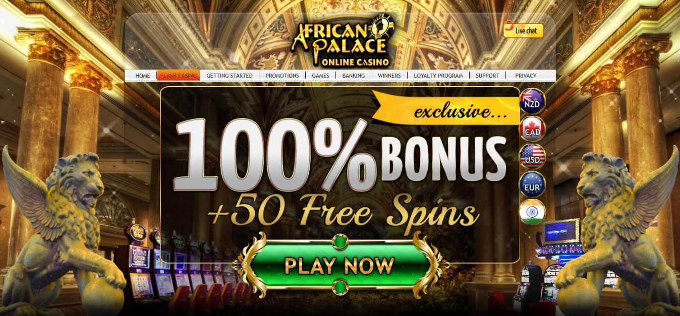 african palace casino games