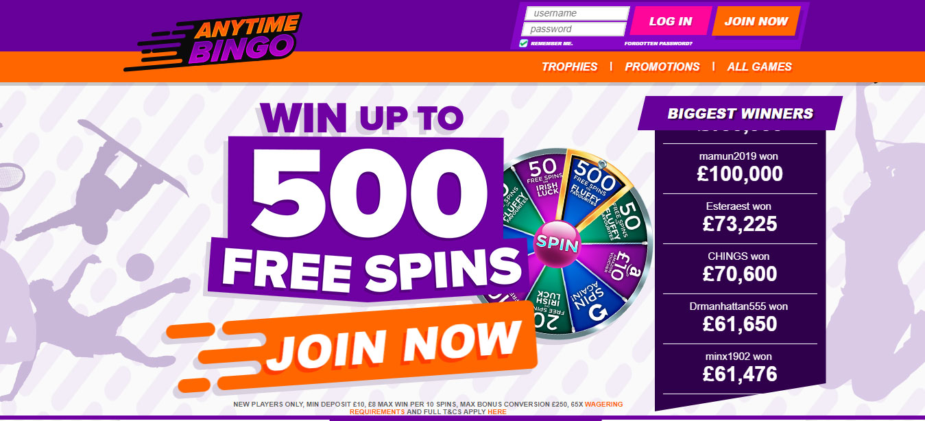 Anytime Bingo Anytime Bingo