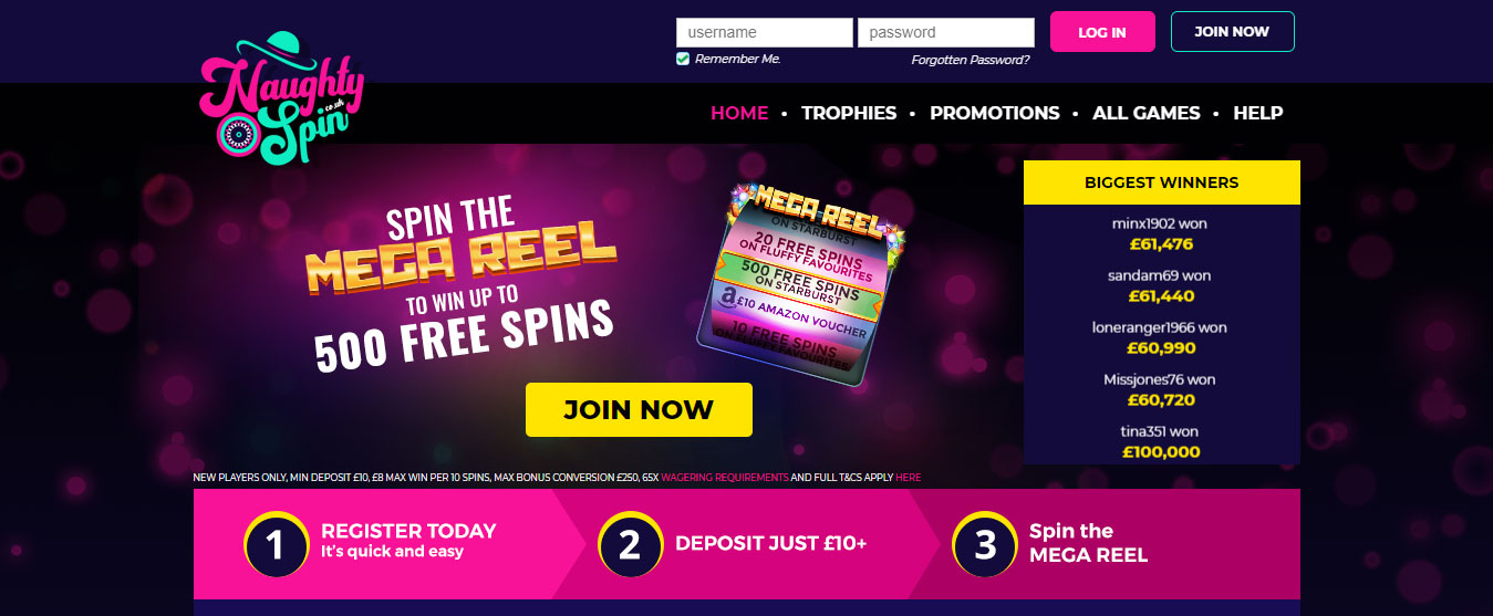Naughty Spin Naughty Spin